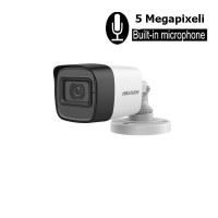 Camera 5MP, lentila 2.8mm, IR 30m, Microfon  integrat - HIKVISION    DS-2CE16H0T-ITFS-2.8mm