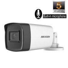 Camera AnalogHD 5MP, lentila 2.8mm, IR 40m, AUDIO integrat - HIKVISION - DS-2CE17H0T-IT3FS-2.8mm Camera AnalogHD 5MP, lentila 2.8mm, IR 40m, AUDIO integrat - HIKVISION - DS-2CE17H0T-IT3FS-2.8mm