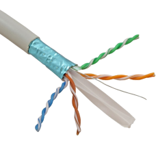 Cablu FTP, cat 6, CUPRU 100%, manta LSZH 305m - ELAN - CELN-FTP-6-CU