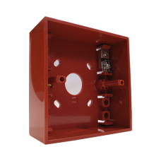 Baza pentru montaj aparent buton Morley-IAS, culoare rosie - Honeywell