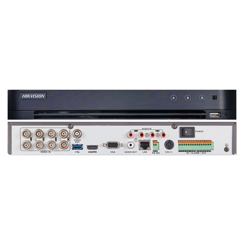 DVR 8 canale Full HD Turbo HD/AHD/HDCVI/CVBS Hikvision DS-7208HQHI-K1