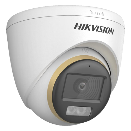 Colorvu, Dual Light - Camera Analog 2mp, Lentila 2.8mm, Ir 40m, Wl 40m, Tvi/ahd/cvi/cvbs, Mic. - Hikvision