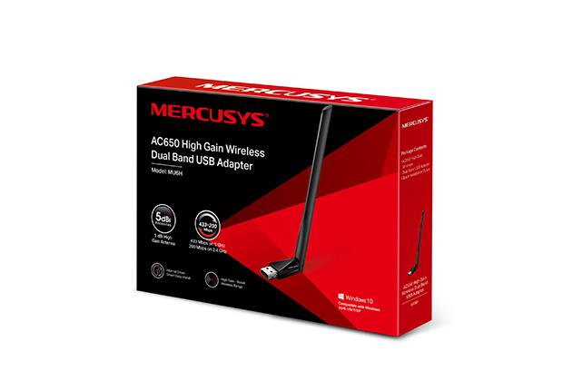 MERCUSYS AC650 DUAL BAND USB ASDAPTER - MU6H