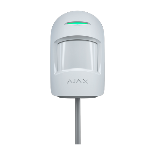 Detector de miscare in dubla tehnologie PIR+MW, MotionProtectPlus Fibra alb – AJAX Ajax imagine 2022 3foto.ro