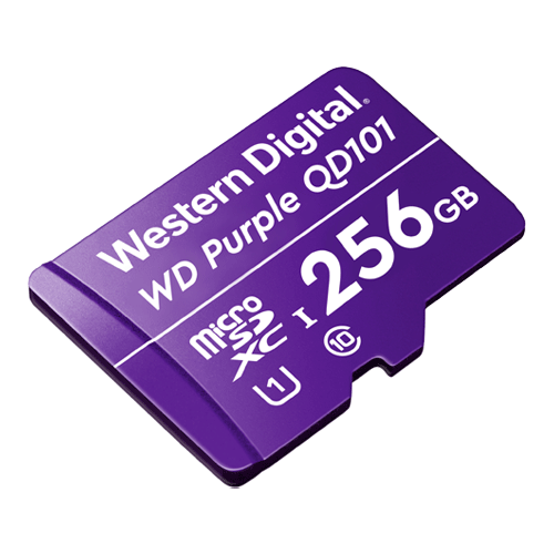 Card MicroSD 256GB, seria Purple Ultra Endurance - Western Digital
